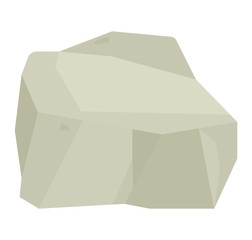 Mineral stone vector isolated