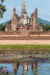 Obraz premium Sukhothai Historical Park, Sukhothai Thailand