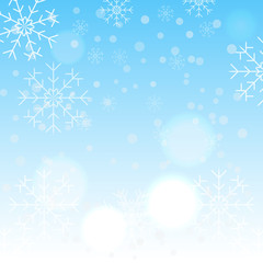Fototapeta na wymiar winter snowflake background
