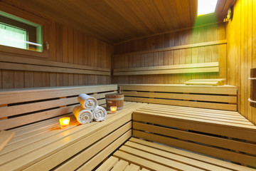 Bio-Sauna mit Farbwechsel