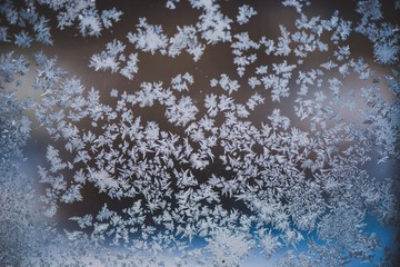 зимние узорв