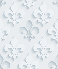 Light gray seamless background. Neutral tileable vector pattern. © almagami