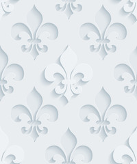Light gray seamless background. Neutral tileable vector pattern. © almagami