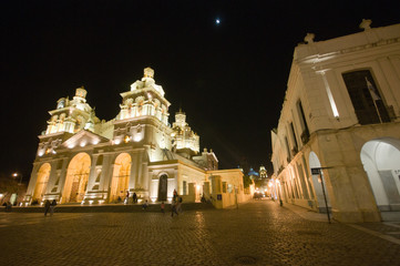 Fototapeta premium Cordoba Cathedral at night