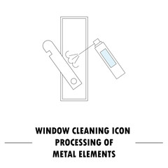 Window cleaning icon.