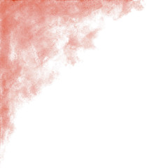 Peach pink watercolor abstract background