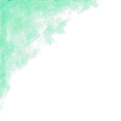 Teal green watercolor abstract background