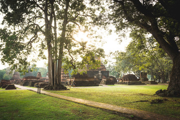 Fototapeta na wymiar Sukhothai Historical Park, Sukhothai Thailand.
