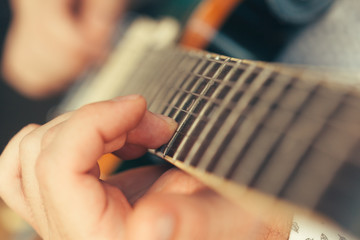 man playing electric guitar © fotofabrika
