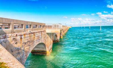 Fototapeta premium Bridge of Keys Islands, Florida