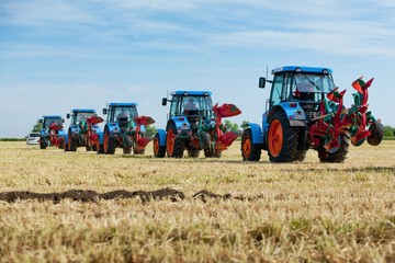 Tractors in service