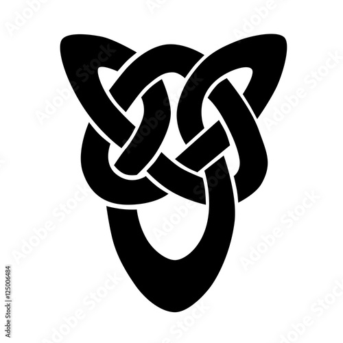 celtic knot stencils for tattoo or another design vector