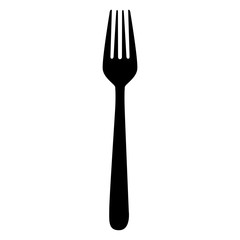 fork cutlery icon image vector illustration design  - obrazy, fototapety, plakaty