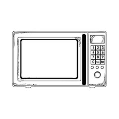 microwave oven icon image vector illustration design 