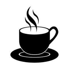 mug with hot beverage icon image vector illustration design 