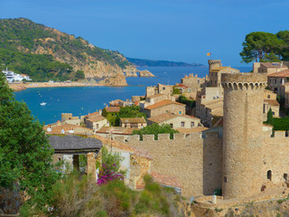Castle, Tossa de mar, Spain