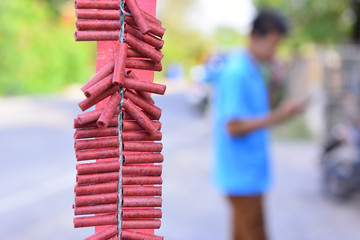 Chinese New Year firecrackers