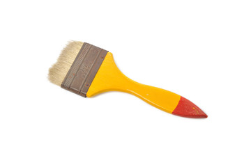 Paint brush isolated on a white background