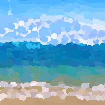 Abstract marine background. Vector illustration.