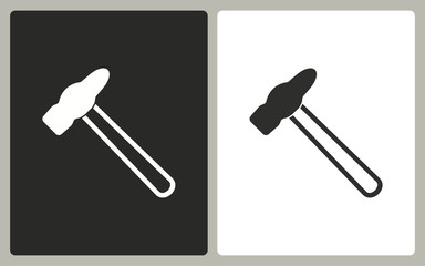 Hammer - vector icon.