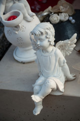 détail ange au cimetière