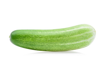 cucumber isolated on white background.