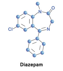 Diazepam is a medication of the benzodiazepines with calming effect. It is used to treat anxiety, alcohol withdrawal syndrome, muscle spasms, seizures, trouble sleeping, and restless legs syndrome.