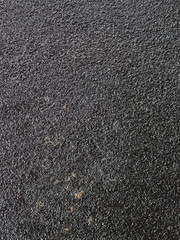 Surface of cast iron skillet