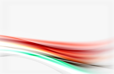 Naklejka premium Blurred wave motion