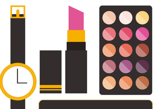 4 Large Makeup and Accessories Icons