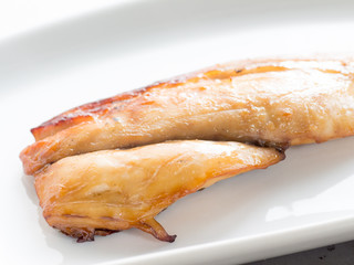 Japanese cuisine, a teriyaki fish also known as Sawara no saikyo