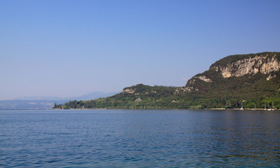 Fototapeta premium Garda Lake landscape in Garda town