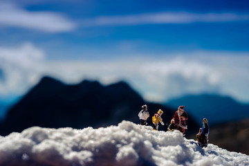 Nikolaus im Schnee