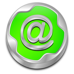 E-Mail Button - 3D illustration