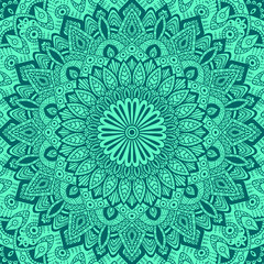 Tribal mandala design set. Vintage decorative elements.