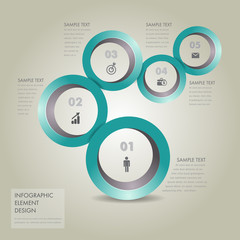 Circle Modern  design element , for business presentation template banner.can used for banner,infographic,data,presentation business,chart,sign,brochure,leaflet ,web and .Vector illustration.