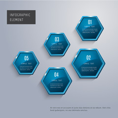 Hexagon template infographic design, for presentation business.can used for banner,infographic,data,presentation business,chart,sign,brochure,leaflet ,web and instruction media.Vector illustration.