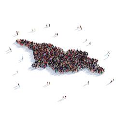 people group shape map Georgia
