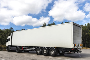 White truck parked