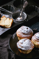 Modern pastries cruffins