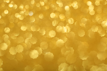 Gold bokeh background