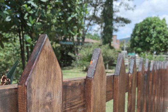 Modern Wooden Fence