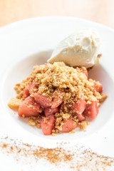 apple crumble