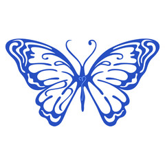 Colored butterfly logo