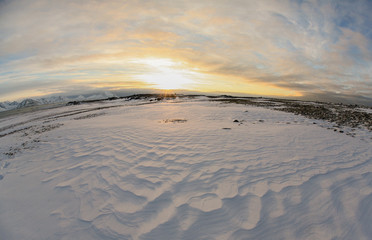 Zimowa plaża © blackspeed