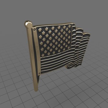 Pin USA Flag 2