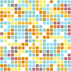 Color mosaic seamless pattern
