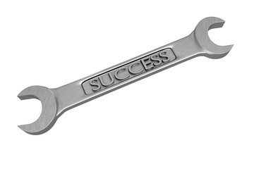 Wrench with the word SUCCESS