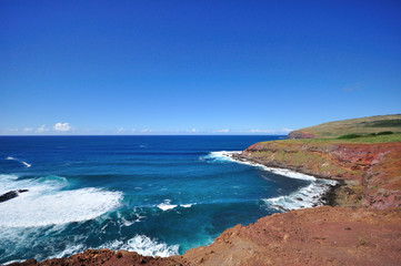 イースター島の海岸