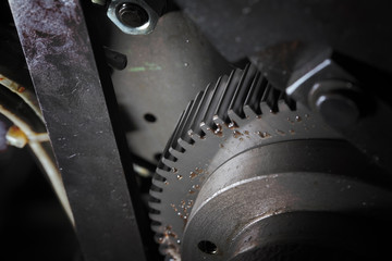 Pinion as part of the mechanism